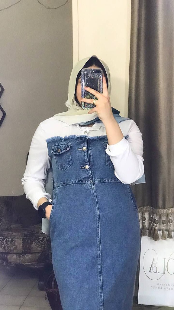 عبايه وشميز جينز