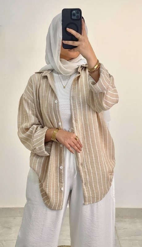 شميز مُقَلَّم بكَسرَه عالضَهر